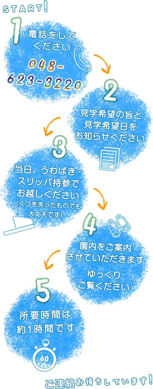 園見学までの流れ